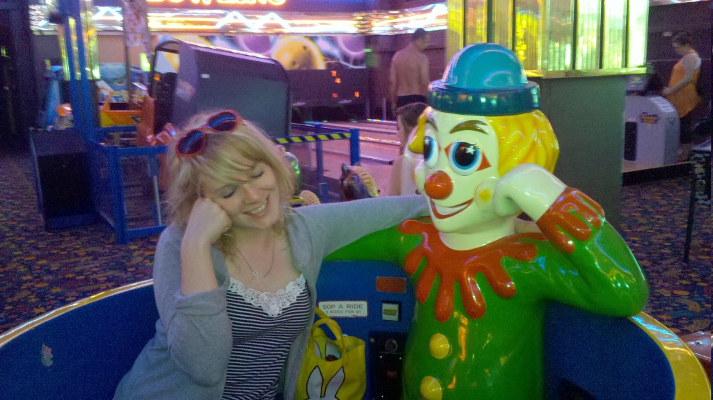 Corinna and the weird clown
