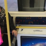 Cheryl and the iMac on the tube