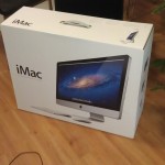 iMac box at home